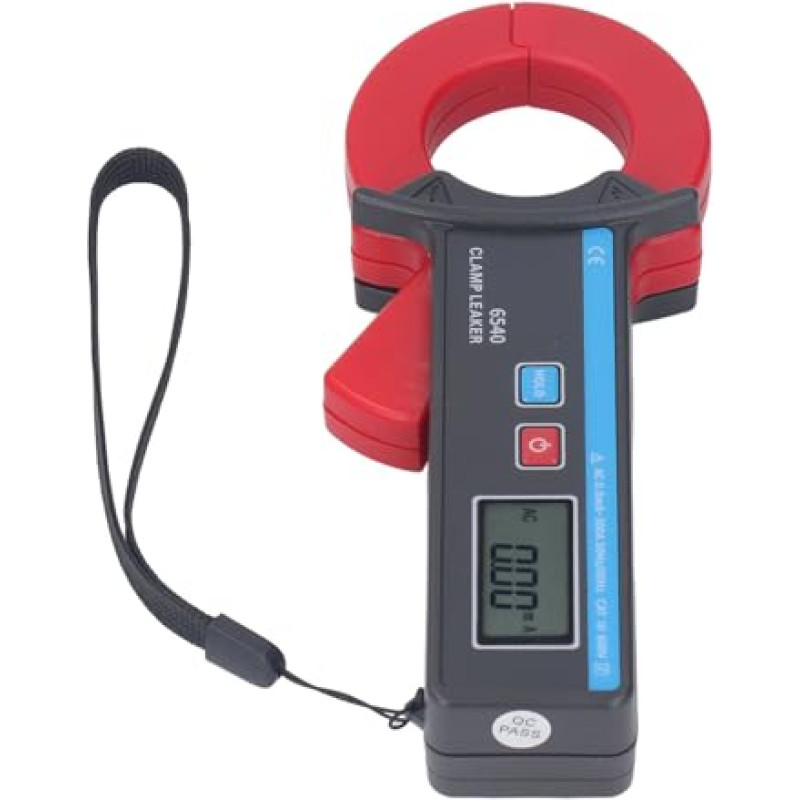 Digitales AC-Leckage-Zangenmessgerät, 0,00 MA-300,0 A Messbereich, Professioneller Mikrostromtester, Tragbares Leckage-Amperemeter, Backengröße 40 Mm, ETCR6540 Multimeter-Tester,