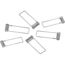 COQALINEX Kleine Feder, Torsionsfeder, T-Feder, Flache Torsionsfeder 316 Edelstahl-Haltefeder-Clip-Verriegelung for leichte Downlight-Deckenleuchten-Clips(FWLG GS 1.3 * 50)