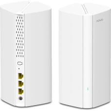 Tenda Nova MX12 Mesh WLAN System -AX3000 Wi-Fi 6 Dual-Band Mesh Set - Recommended for Houses with 1-2 Bedrooms - 6 x Gigabit Port - Replaces Router and Repeater - Compatible with Alexa - Pack of 2