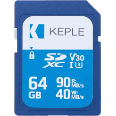 Keple 64GB SD Memory Card Quick Speed SDcard for Canon IXUS 200, 285, 175, 160, 165, 170, 275 HS PS GS, XC10 SLR Digital Cameras | 64GB Storage Class 10 UHS-1 U1 SDXC Card for HD Videos & Photos