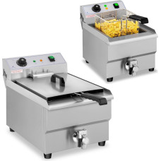 Royal Catering Reguliuojama elektrinė viešojo maitinimo keptuvė su čiaupu 230V 3500W 16 L