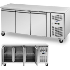 Royal Catering Refrigerated catering table on wheels 3 compartments 410 l 179x70x85 cm