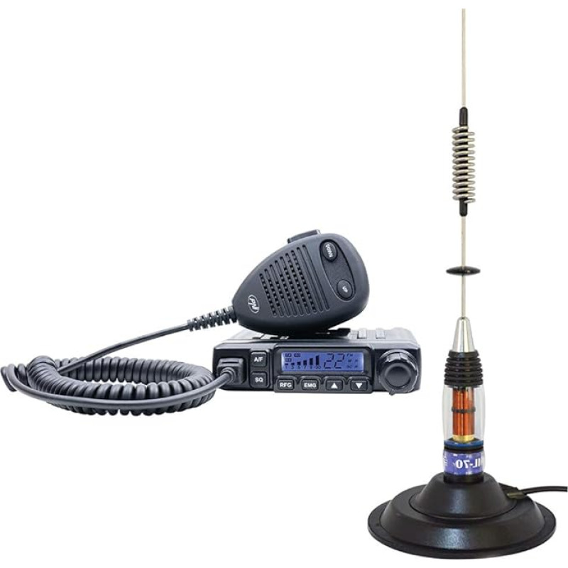 PNI Radio CB Escort HP 6500 ASQ su CB ML70 antena