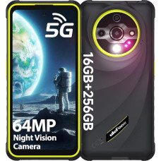 Ulefone Armor X31 Pro 5G lauko išmanusis telefonas 2025 16GB+256GB/2TB SD, Dimensity 6300 64MP + 25MP Night Vision 6,56 colių 120Hz 6050mAh Vandeniui atsparus mobilusis telefonas Dual SIM Fingerprint NFC 2 metų garantija