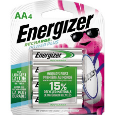 Energizer Recharge Power Plus AA 2300 mAh įkraunamos baterijos, iš anksto įkrautos, 4 vnt.