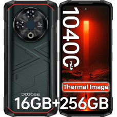 DOOGEE Fire 6 Lauko išmanusis telefonas su termovizoriaus kamera, 16GB + 256GB/2TB Lauko mobilusis telefonas be sutarties 
