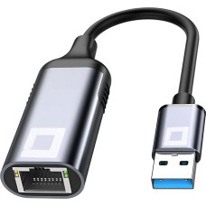 Tinklo kortelė USB-Eterneto adapteris Gigabit RJ-45 LAN 10/100/1000 Mbps, 