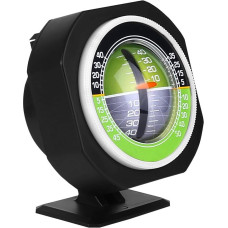 Bnineteenteam Outdoor Adventure Sports Car Level Inclinometer Angle Inclinometer Balancer Measuring Equipment Army Green 9.5 x 7.2 x 5 cm