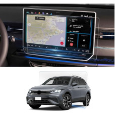 BSTW Compatible with VW Tiguan 3 2024 2025 Navigation Screen Protector for VW Tiguan 3 Life Elegance R-Line GOAL 15 Inch Discover Pro Max Nano Screen Protector 6H Scratch-Resistant [Pack of 2]