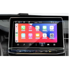 Compatible with Jeep Compass 2021 2022 2023 2024 2025 Navigation Screen Protector 10.1 Inch Uconnect Infotainment TouchSreen Tempered Glass Screen Protector 9H Scratch-Resistant Anti-Fingerprint