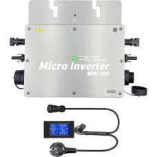 Su elektros tinklu sujungtas mikro inverteris 800W vandeniui atsparus IP65 MPPT DC30-42V PV įvesties AC180-260V išvesties 30V 36V saulės kolektoriams
