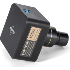 Cam 5 Megapixel Microscope Camera with Reduction Lens, Calibration Kit, Eyetube Adapter and USB 3.0 Cable, Compatible with Windows/Mac/Linux