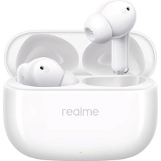 realme Buds T310 True Wireless Bluetooth Earbuds, 46dB Hybrid ANC, 12.4mm Dynamic Bass Driver, 40 Hours Total Playtime, Bluetooth 5.4, 360° Spatial Audio, White