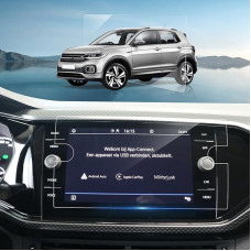 BSTW T-Cross Ekrano apsauga Suderinama su 2019-2024 VW T Cross 8 colių Discover Media Navigation Apsauginė plėvelė Grūdinto stiklo ekrano apsauga 9H Atsparus įbrėžimams HD Clear T-cross 2024