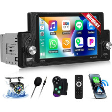 [Atnaujinti belaidį ryšį] SIXWIN automobilinis radijas 1 DIN su belaidžiu 
