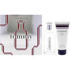 Tommy by Tommy Hilfiger for Men - 2 dalių dovanų rinkinys: 3,4 oz EDT purškalas, 3,4 oz kūno prausiklis