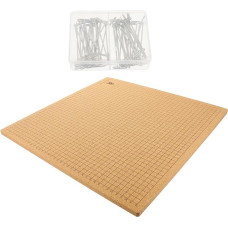 1 komplektas pintos tvirtinimo plokštės, Macrame kamštinės lentos, pagamintos iš kamštienos, projekto lenta, mazgų Macrame mazgų lenta, audimas, nerūdijantis plienas, medvilninė virvė