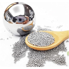 plieniniai rutuliukai, 201/304, 1 mm, 2 mm, 2,38 mm, 2,5 mm, poliruoti, šlifuoti, 300 vnt.(201 6mm)