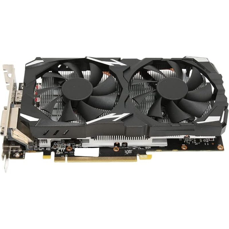 RX 580 8GB GDDR5 256 bitų žaidimų vaizdo plokštė 8K 7000MHz 16 PCI Express 3.0 grafikos plokštė su dviem ventiliatoriais DP/HDML/DVI