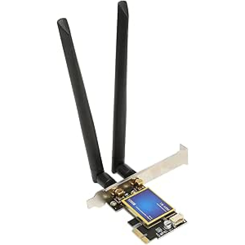 1200Mbps PCI E WiFi Card, 4.0 Wireless Network Adapter, Dual Band WiFi Network Card Adapter for Gaming, Streaming, Default