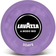 Lavazza, A Modo Mio Soave 256 Coffee Capsules for a Light and Elegant Espresso with Aromatic Notes of Flowers, 100% Arabica, Intensity 5/13, Medium Roast, 16 Packs of 16