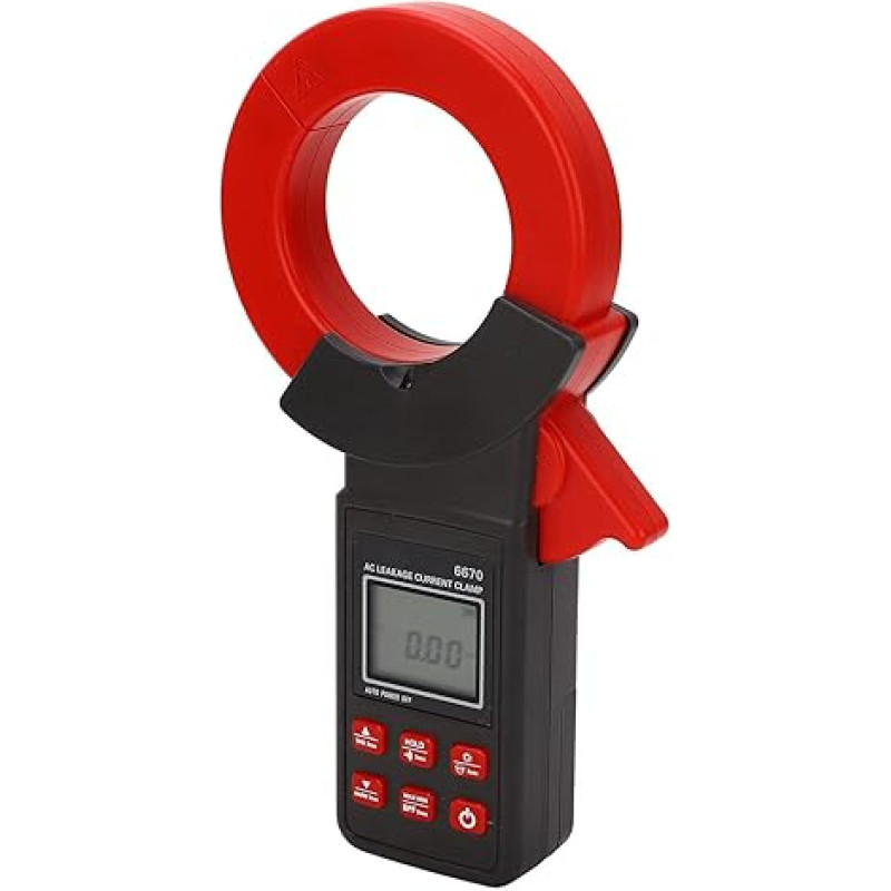 ETCR6670 AC Leak Current Meter 0.00MA~1200A RMS Clamp with Rechargeable Battery Flashlight Data Storage for Power Communication