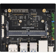 Waveshare Jetson Orin Nano/NX AI Development Board, with Two 4-Lane CSI Ports, Two M.2 Key M and One M.2 Key E Ports, 5 USB Ports, 4K High-Definition DisplayPort Port, Compatible with Orin Module