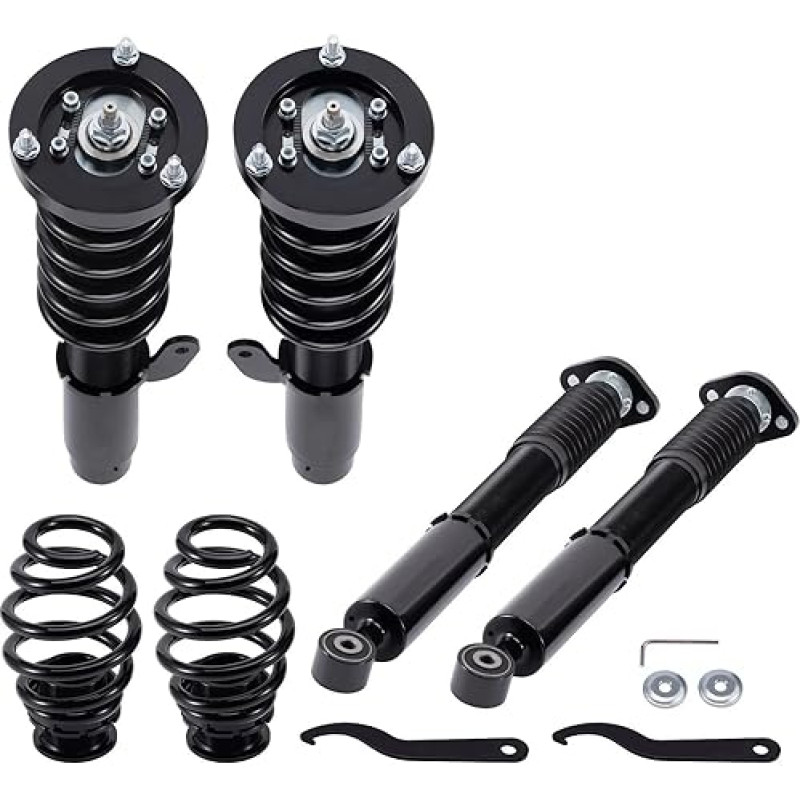 Luftpumpen Komplette Suspension Gewindefahrwerk Für BMW E46 Limousine Cabrio Coupe 318d 320d 330d Stoßdämpfer Federn Suspension Luftfeder