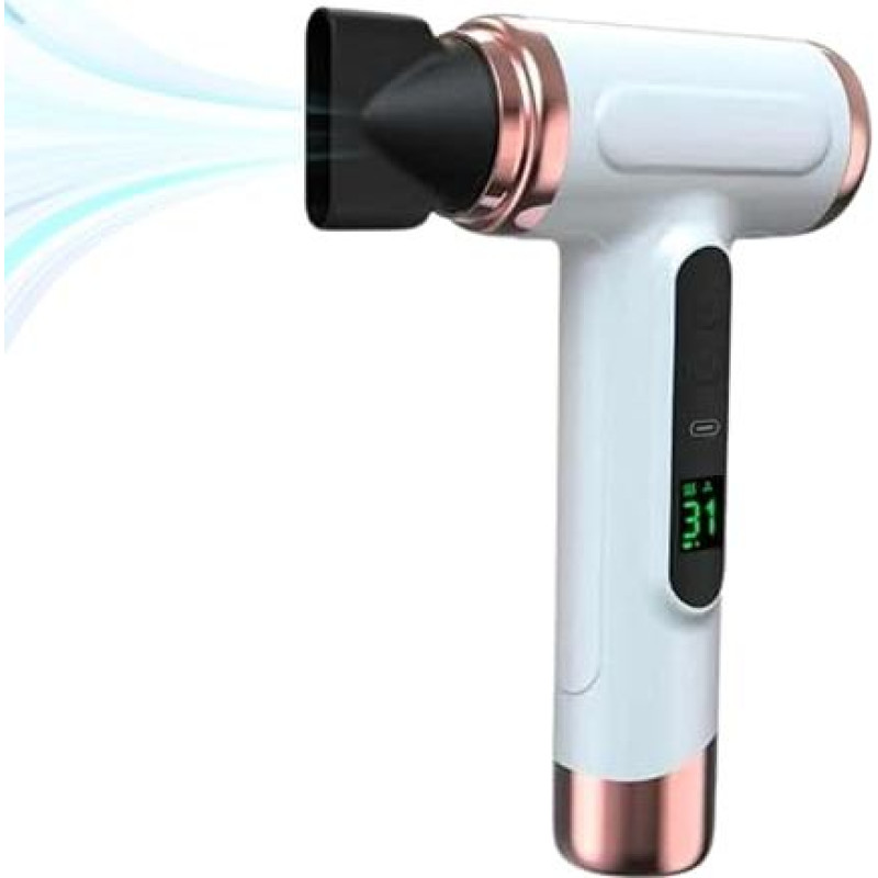 15000 mAh akumuliatoriaus valdomas plaukų džiovintuvas, belaidis plaukų džiovintuvas, nešiojamasis įkraunamas plaukų džiovintuvas su USB įkrovimu, šaltas, karštas vėjas, 200 W, skirtas kolegijos bendrabučiui