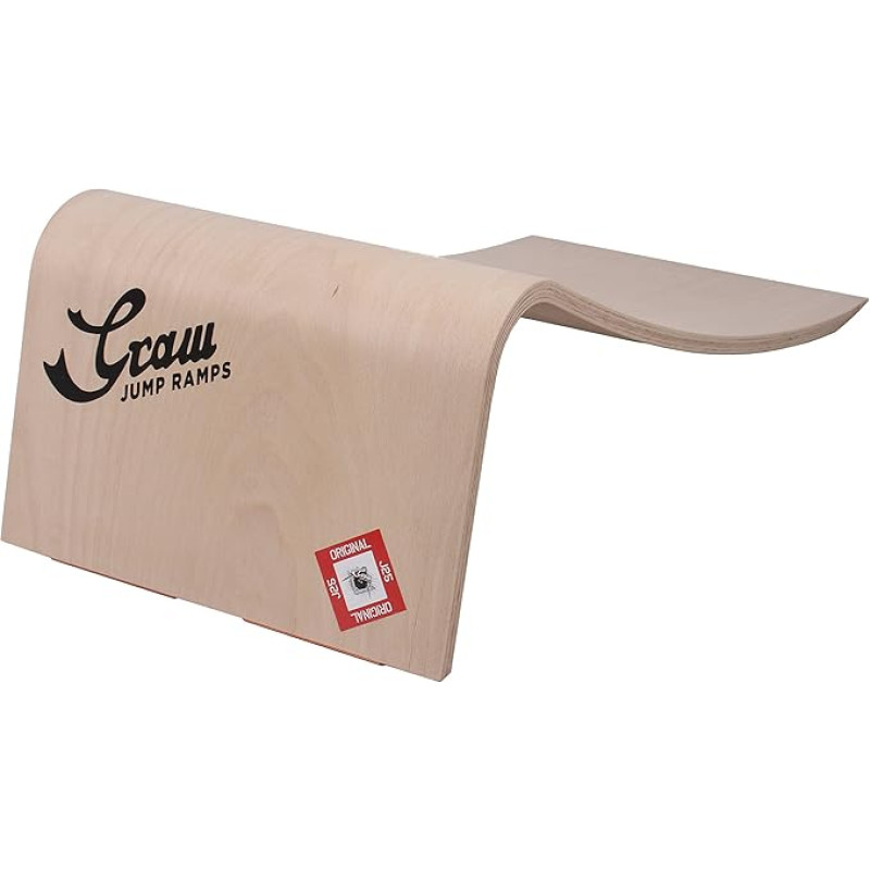 GRAW J25 Skateboard, Scooter Ramp, Natural