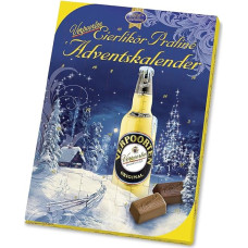 RCP Verpoorten Advent Calendar Winter Dream, Eggnog Pralines, Milk and Dark Chocolate, Liquid Filling, Alcoholic, Ideal Christmas Present, 240 g