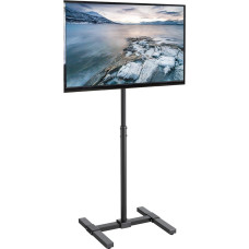 VIVO TV Floor Stand for 13 to 50 Inch Flat Panel LED LCD Plasma Screens, Portable Display Height Adjustable Mount STAND-TV07