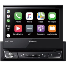 Pioneer AVH-Z7200DAB 1-DIN Multimedia Player, Fold-Out 7-Inch ClearType Touchscreen, Smartphone Connection, Apple Car Play, Android Car, USB, Bluetooth, 13-Band Graphics Equalizer