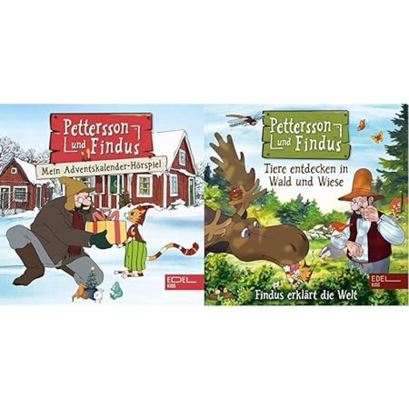 Pettersson und Findus - Das Adventskalender-Hörspiel - 24 Weihnachts-Geschichten & Pettersson und Findus: Tiere entdecken in Wald und Wiese - Findus erklärt die Welt - Das Wissens-Hörspiel