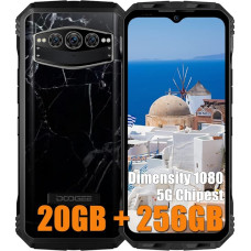 DOOGEE V30T (2023), 10800 mAh Battery, Dimensity 1080 20GB + 256GB, 5G Smartphone without Contract, 108MP Camera (20MP Infrared) + 16MP + 32MP, Android 12 6.58 Inch, Wireless Charging NFC Marble