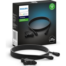 Philips Hue Low Voltage Extension Cable 2.5 m for All Hue Low Voltage Outdoor Lights, Weatherproof (IP67), Black
