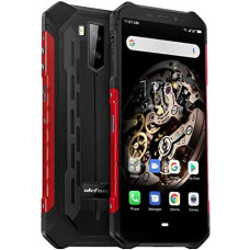 Ulefone Armor X5 4G Outdoor Smartphone Without Contract, MTK6763 Octa-Core 3GB RAM 32GB ROM, Android 9.0 5.5 Inch Screen, IP68 / IP69K Rugged Mobile Phone, Dual SIM, 13 MP + 5 MP + 2MP, 5000 mAh Battery, GPS NFC, red