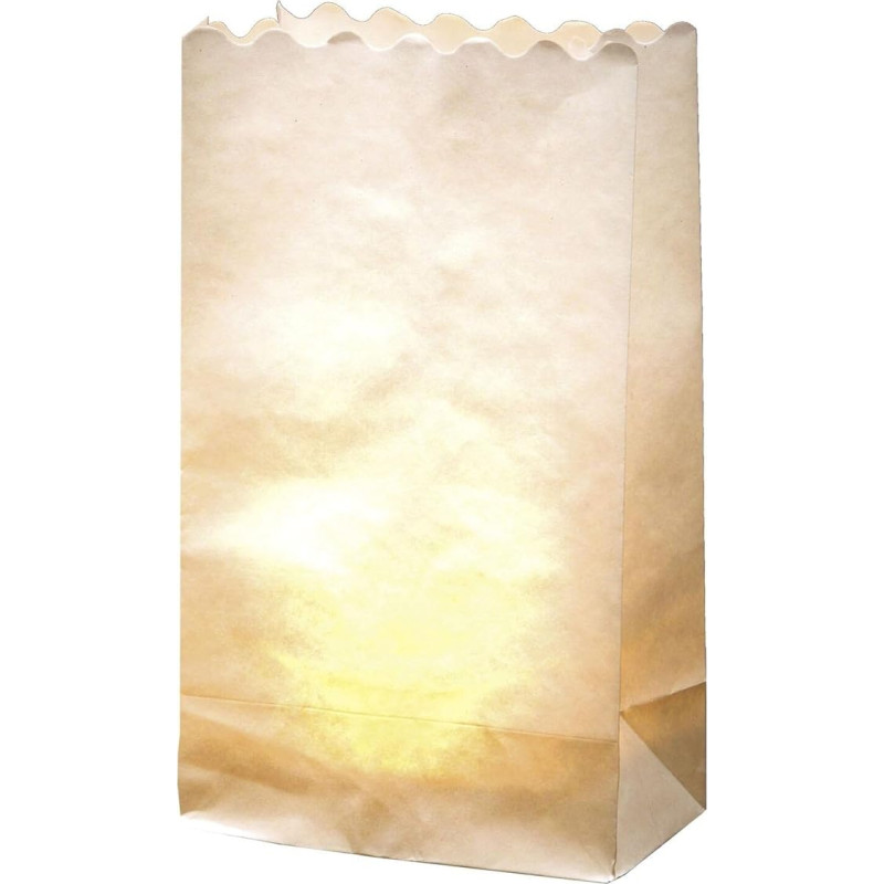 Folia Bringmann Paper Lanterns 19 x 11.5 x 7 cm, 11924 5 x 5 x Christmas Tree, Plain (Pack of 10)