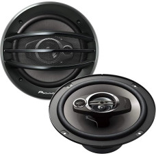 Pioneer TS-A2013I 3-Weg-Koaxiallautsprecher (500 W), 20 cm, kraftvoller Klang, IMPP-Membran für optimalen Bass, 80 W Eingangsnennleistung, 89 mm Einbautiefe, schwarz, 2 Lautsprecher