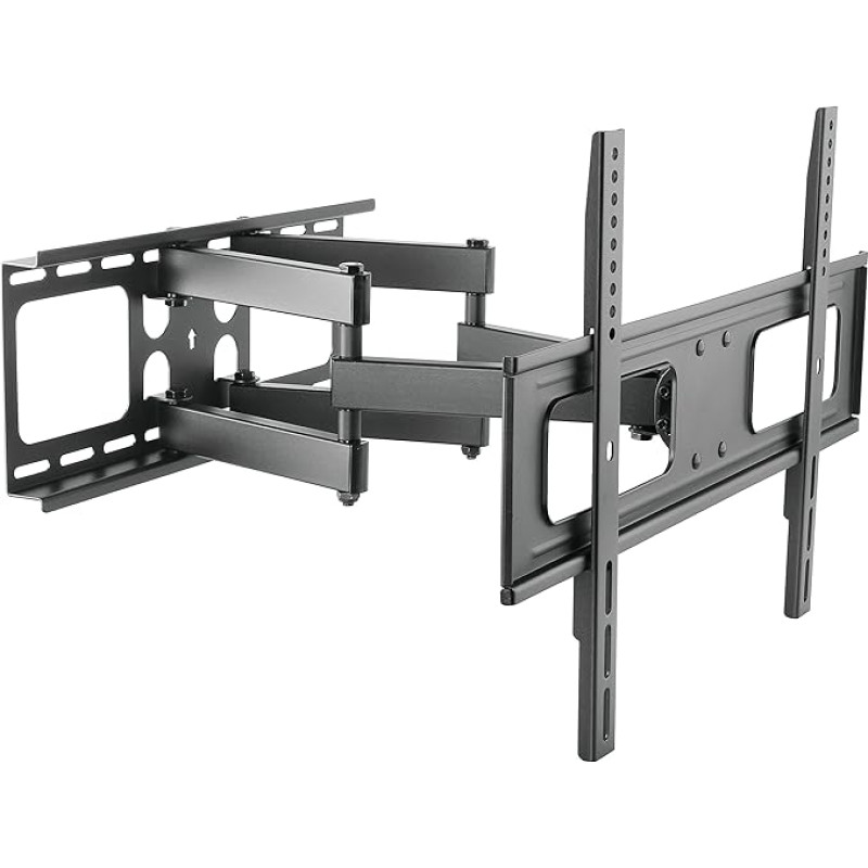 SCHWAIGER 9437 TV Wall Mount 37 - 86 Inch TV Mount Tiltable Tiltable Max. 50 kg Max. VESA Standard 600 x 400 Black Includes Mounting Accessories