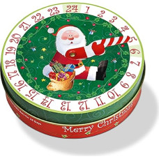 Heidel Advent Calendar Tin Christmas Time – 27 Milk Chocolate Plates (72 g)