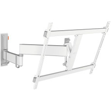 Vogel's Comfort TVM 3645 Swivelling TV Wall Mount for 40-77 Inch TVs, Max. 35 kg, Swivels up to 180°, Full Motion TV Mount Max. VESA 600 x 400, Universal Compatibility, White