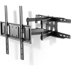 Xantron® ECO-DFM400 Wall Mount TV Swivelling Tilting / 32-75 Inch TV Mount / TV Wall Mount Flat with Double Swivel Arm / Low Wall Distance - Includes Mounting Material