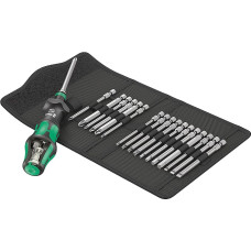Wera Kraftform 05057482001 Compact Turbo 1 Gearbox Screwdriver Set, 18 Pieces.