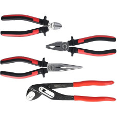 KS Tools 115.1004 ERGO replės, 4 vnt., 160-240 mm