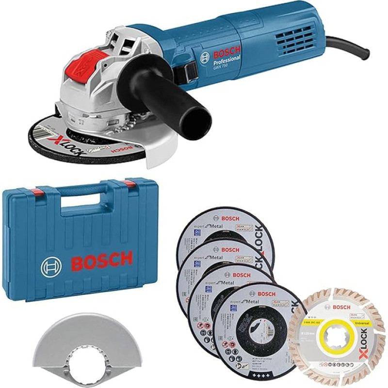 Bosch professional angle grinder GWX 750-125 125 mm., 0615990L6U