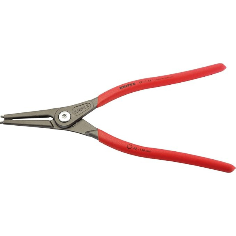 Knipex 75092 320 mm Externe Gerade Spitze Sicherungsring-Zange 85–140 mm KAPAZITÄT
