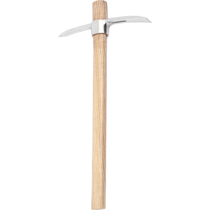 Outdoor Camping Multifunctional Pickaxe Heavy Stainless Steel Pickaxe Hand Hoe with Wooden Handle, Pickaxe, Mattock Hoe, Robust Garden Hand Hoe, Pickaxe, Hand Tool for Digging, Weeding