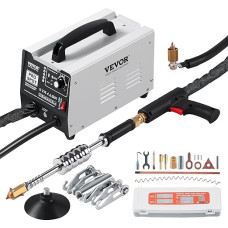 VEVOR 1,8 kW taškinio suvirinimo aparatas su automatiniu / rankiniu suvirinimu ir 7 universaliais režimais Automobilių kėbulo taškinio suvirinimo aparatas, skirtas automobilių ir sunkvežimių įlenkimų taisymui
