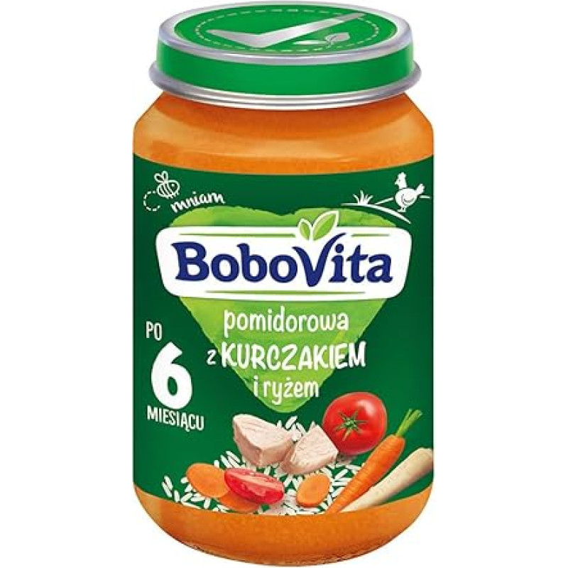 BoboVita Tomaten mit Hähnchen und Reis je 6 Monate 190 g